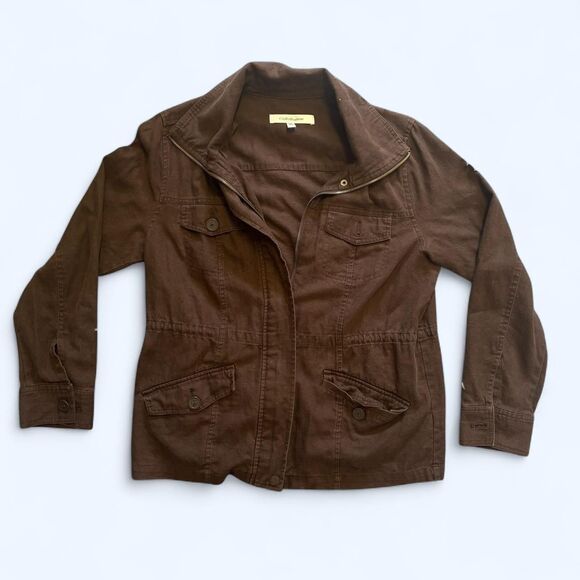 Brown jacket size small by Croft and Barrow size small mens - Picture 1 of 4